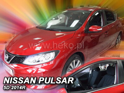 Nissan Pulsar od 2014 (predné) - deflektory Heko