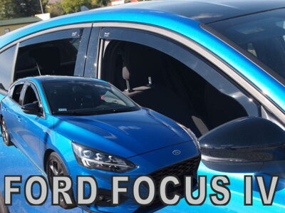 Ford Focus Htb od 2018 (so zadnými) - deflektory Heko