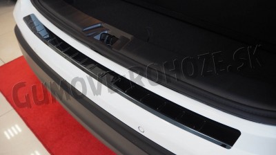 Citroen C4 Picasso 2006-2013 (bez výbavy Exclusive) - lišta nárazníka zahnutá čierna lesklá