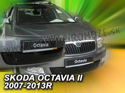 Škoda Octavia II 2007-2013 Dolná Facelift - zimná clona masky Heko
