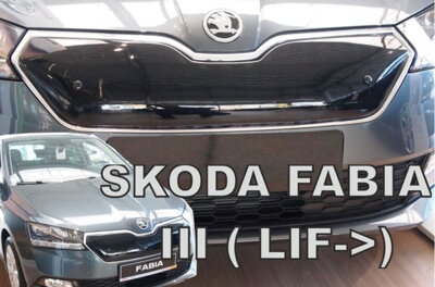 Škoda Fabia III  Facelift 2018-2021 Horná - zimná clona masky Heko