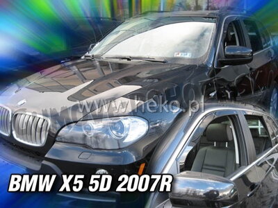 BMW X5 (E70) 2006-2013 (predné) - deflektory Heko