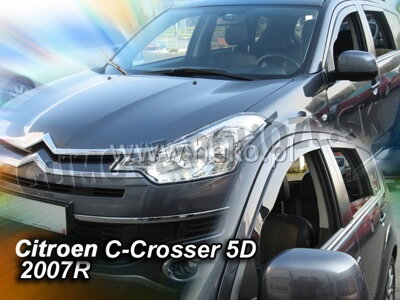 Citroen C-Crosser 2007-2012 (so zadnými) - deflektory Heko