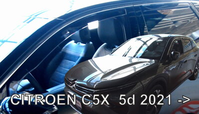 Citroen C5X od 2021 (so zadnými) - deflektory Heko