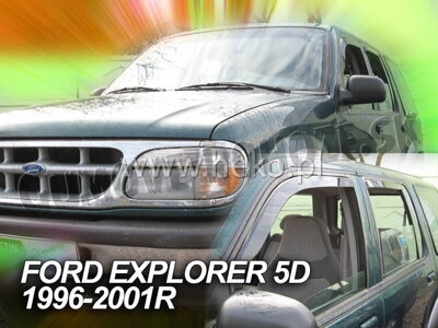 Ford Explorer 5-dverí 1995-2001 (so zadnými) - deflektory Heko