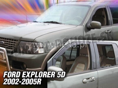 Ford Explorer 5-dverí 2002-2005 (predné) - deflektory Heko