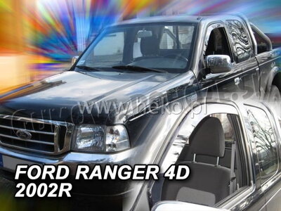 Ford Ranger do 2006 (predné) - deflektory Heko