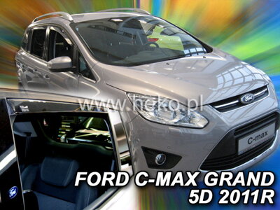 Ford Grand C-Max od 2010 (so zadnými) - deflektory Heko