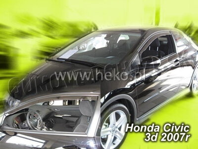 Honda Civic 3-dvere 2006-2012 (predné) - deflektory Heko