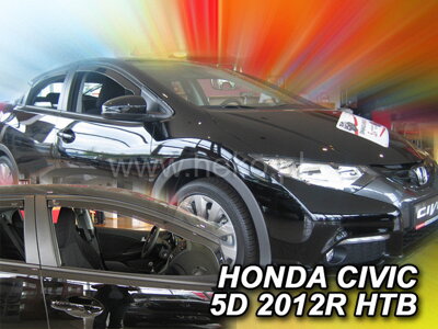 Honda Civic Htb 2012-2016 (predné) - deflektory Heko