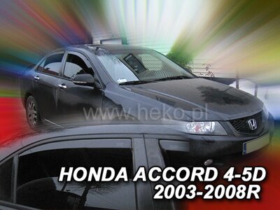 Honda Accord Sedan 2003-2008 (predné) - deflektory Heko