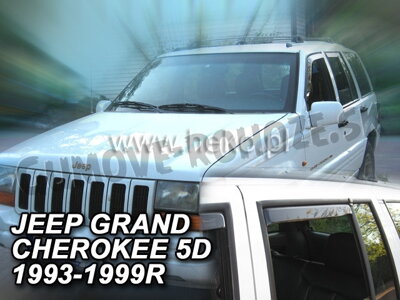Jeep Grand Cherokee 1993-1999 (so zadnými) - deflektory Heko