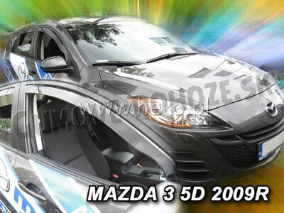Mazda 3 2009-2013 (predné) - deflektory Heko