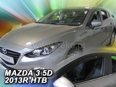 Mazda 3 2013-2019 (predné) - deflektory Heko