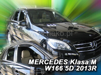 Mercedes M, GLE W166 2011-2019 (so zadnými) - deflektory Heko