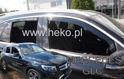 Mercedes GLC X253 od 2015 (so zadnými) - deflektory Heko