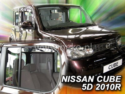 Nissan Cube od 2009 (so zadnými) - deflektory Heko