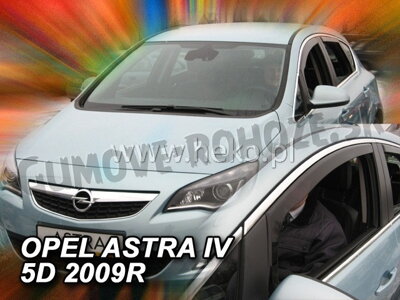 Opel Astra J 2009-2015 (predné) - deflektory Heko