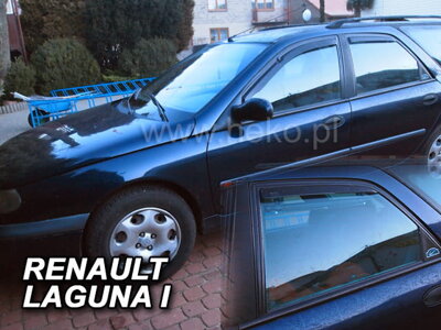 Renault Laguna 1994-2001 (so zadnými) - deflektory Heko