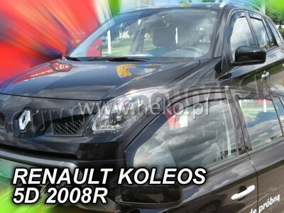 Renault Koleos 2008-2017 (so zadnými) - deflektory Heko
