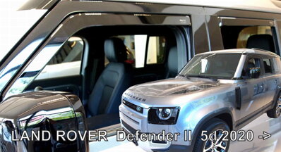 Land Rover Defender 5-dverový od 2020 (so zadnými) - deflektory Heko