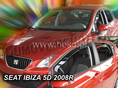 Seat Ibiza 5-dverí 2008-2017 (predné) - deflektory Heko