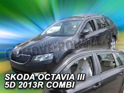 Škoda Octavia III Combi 2013-2020 (so zadnými) - deflektory Heko
