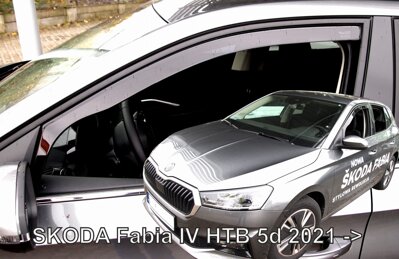 Škoda Fabia IV od 2021 (predné) - deflektory Heko
