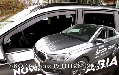 Škoda Fabia IV Htb od 2021 (so zadnými) - deflektory Heko