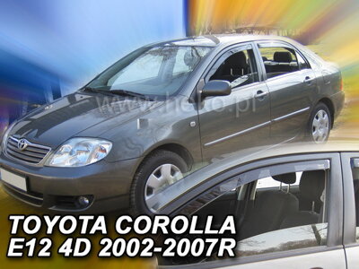 Toyota Corolla 4/5-dverí 2002-2006 (predné) - deflektory Heko