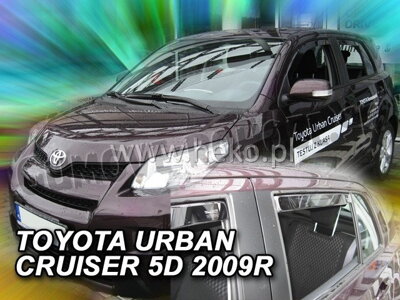 Toyota Urban Cruiser od 2009 (so zadnými) - deflektory Heko