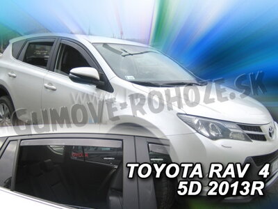 Toyota RAV4 2012-2018 (so zadnými) - deflektory Heko
