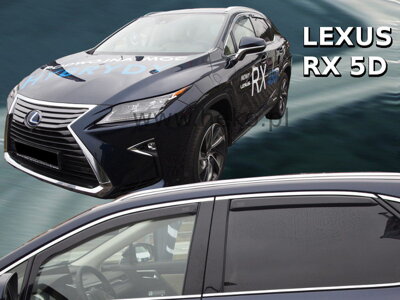Lexus RX od 2016 (so zadnými) - deflektory Heko