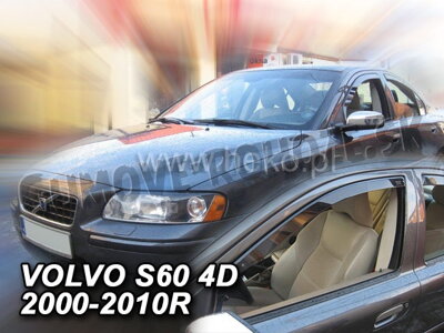 Volvo S60 2000-2010 (predné) - deflektory Heko